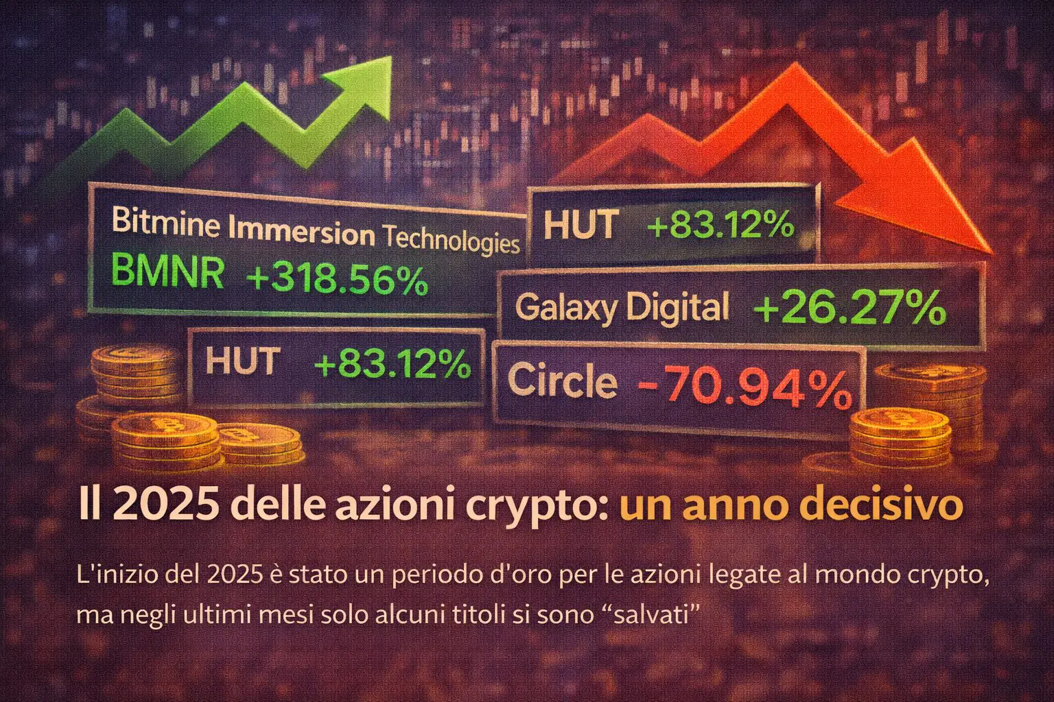 Il 2025 delle azioni crypto: un anno decisivo