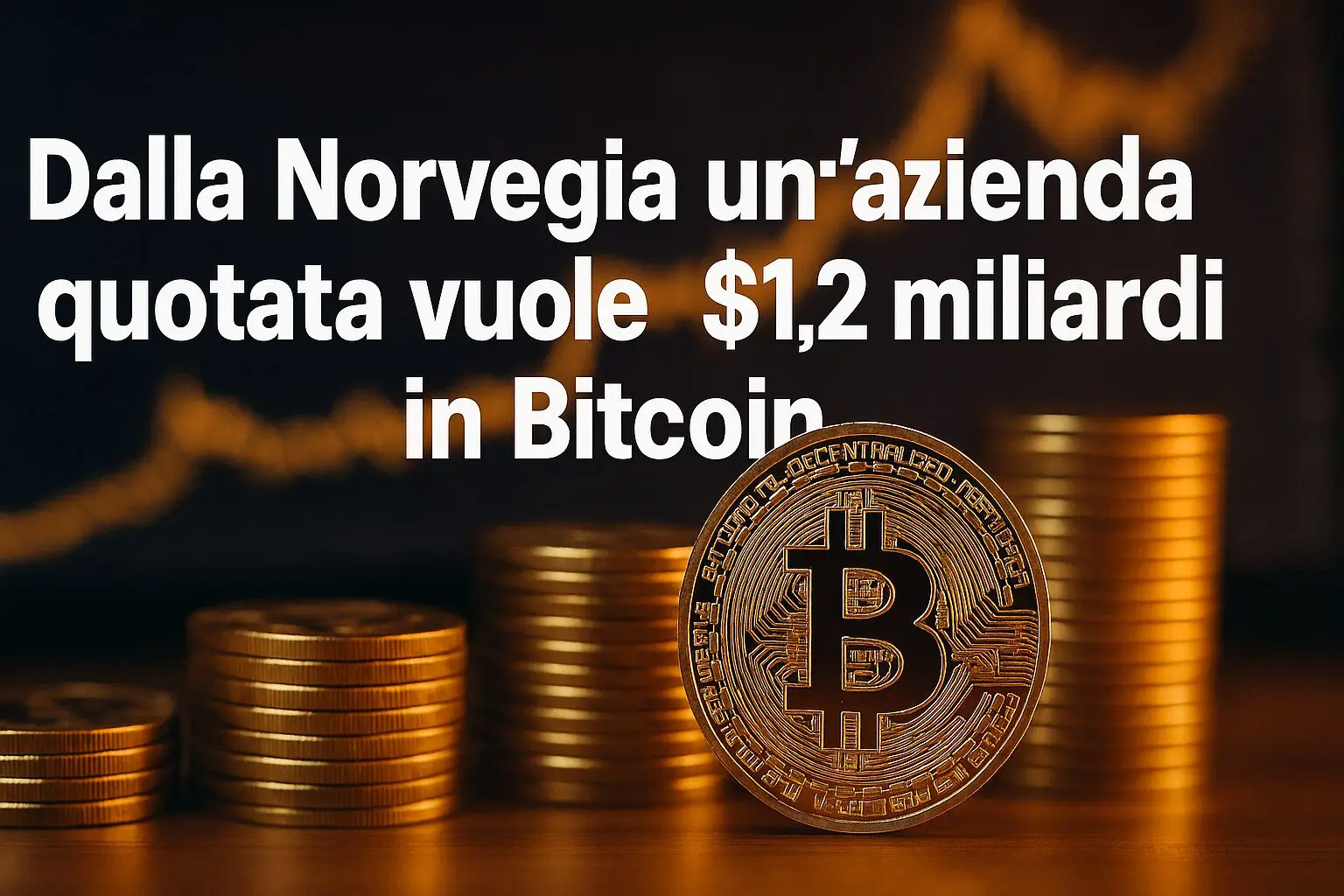 Dalla Norvegia un'azienda quotata vuole $1.2 miliardi in Bitcoin