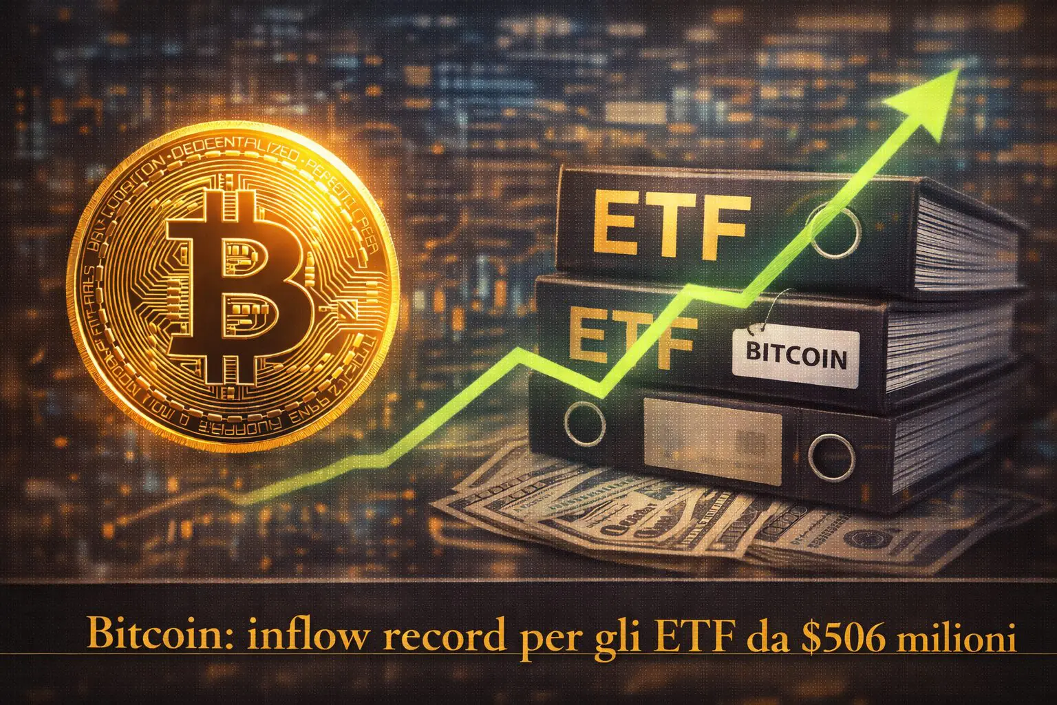 Bitcoin: colpo di reni degli ETF, mai così bene da settimane