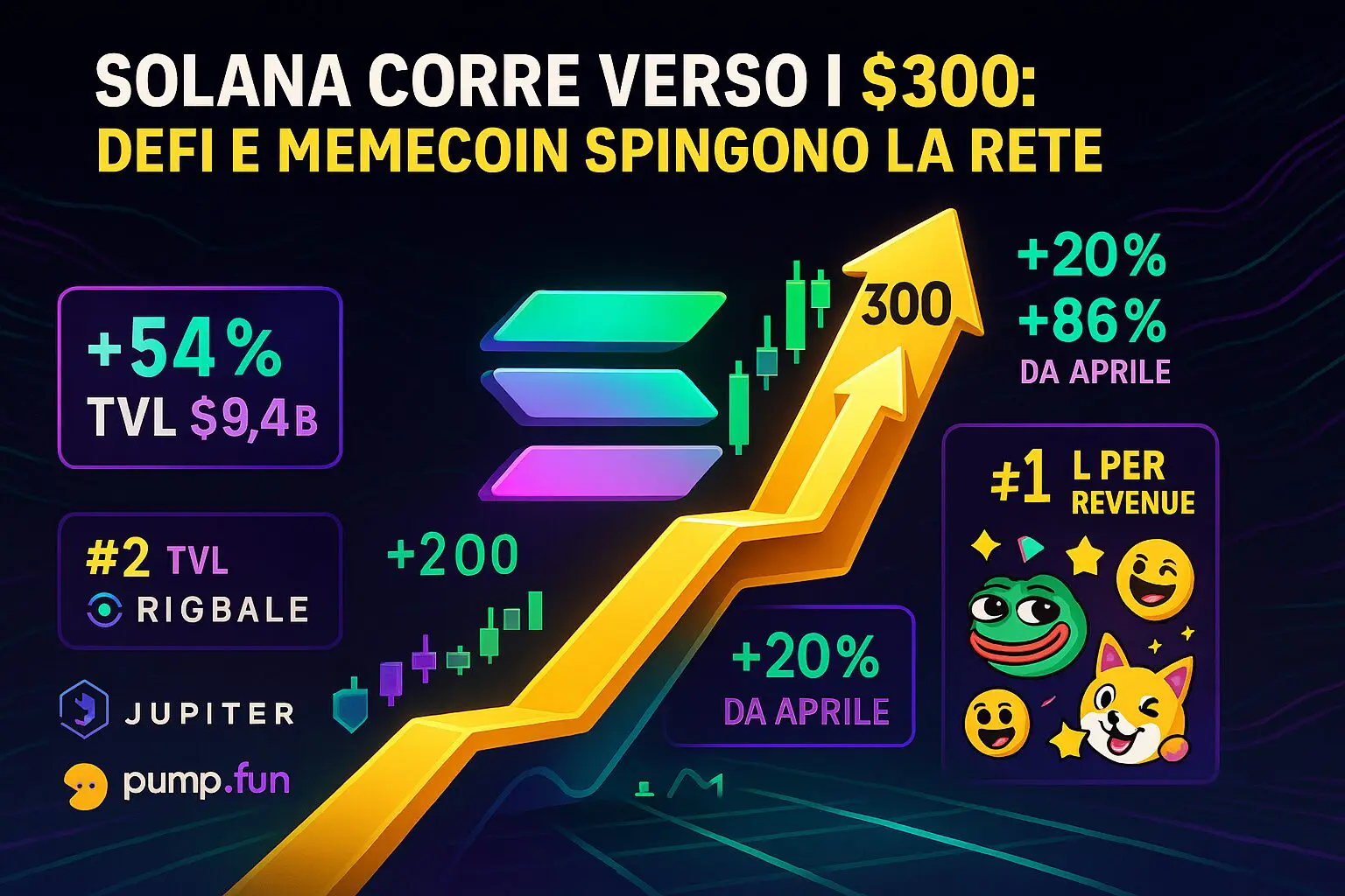 Solana: la nuova domanda spinge SOL. Obiettivo $300