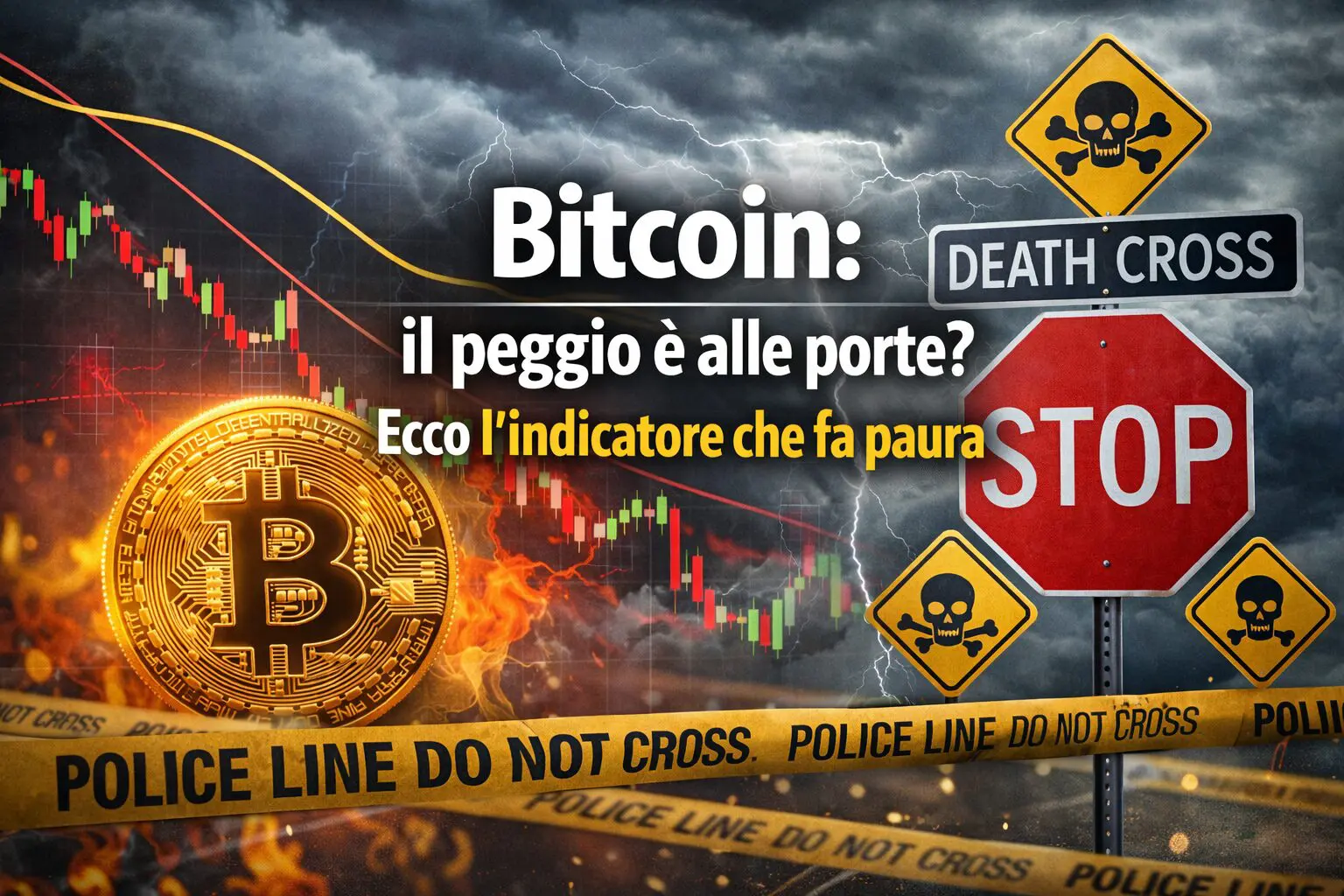 Bitcoin: il peggio è alle porte? Ecco l'indicatore che fa paura