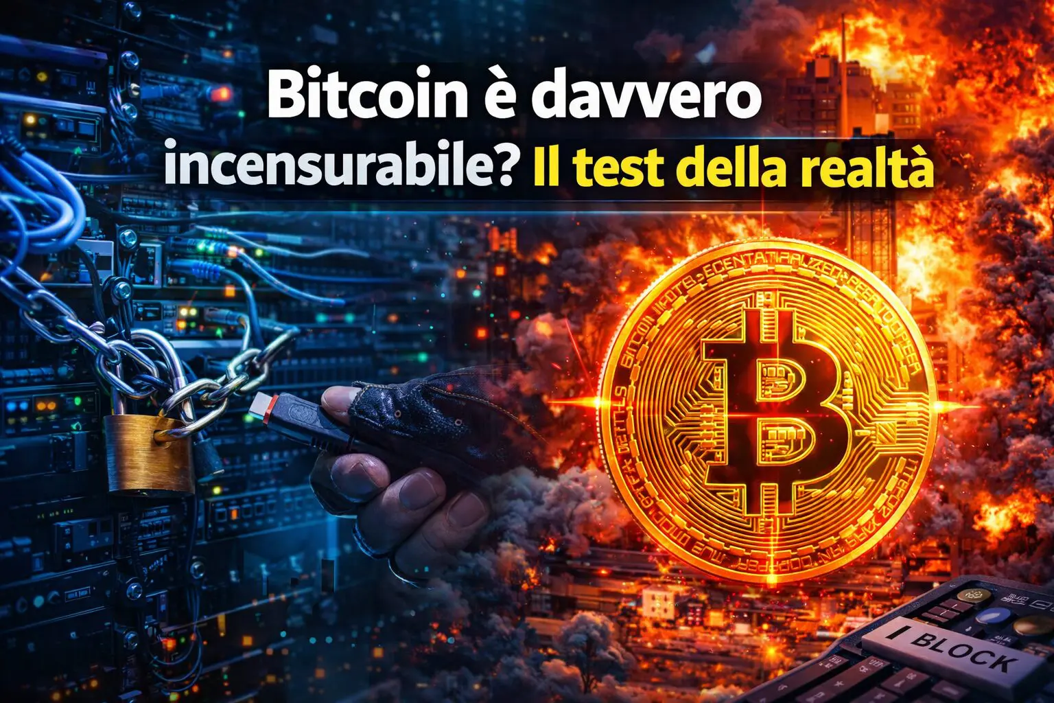 Bitcoin è davvero incensurabile? Il test della realtà