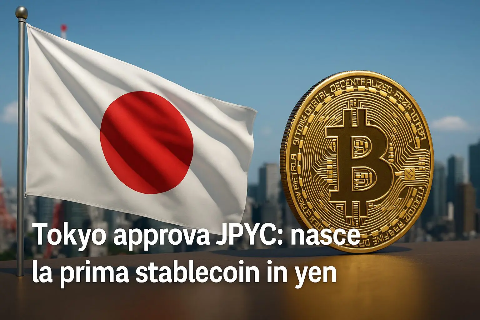 Tokyo approva JPYC: nasce la prima stablecoin in yen