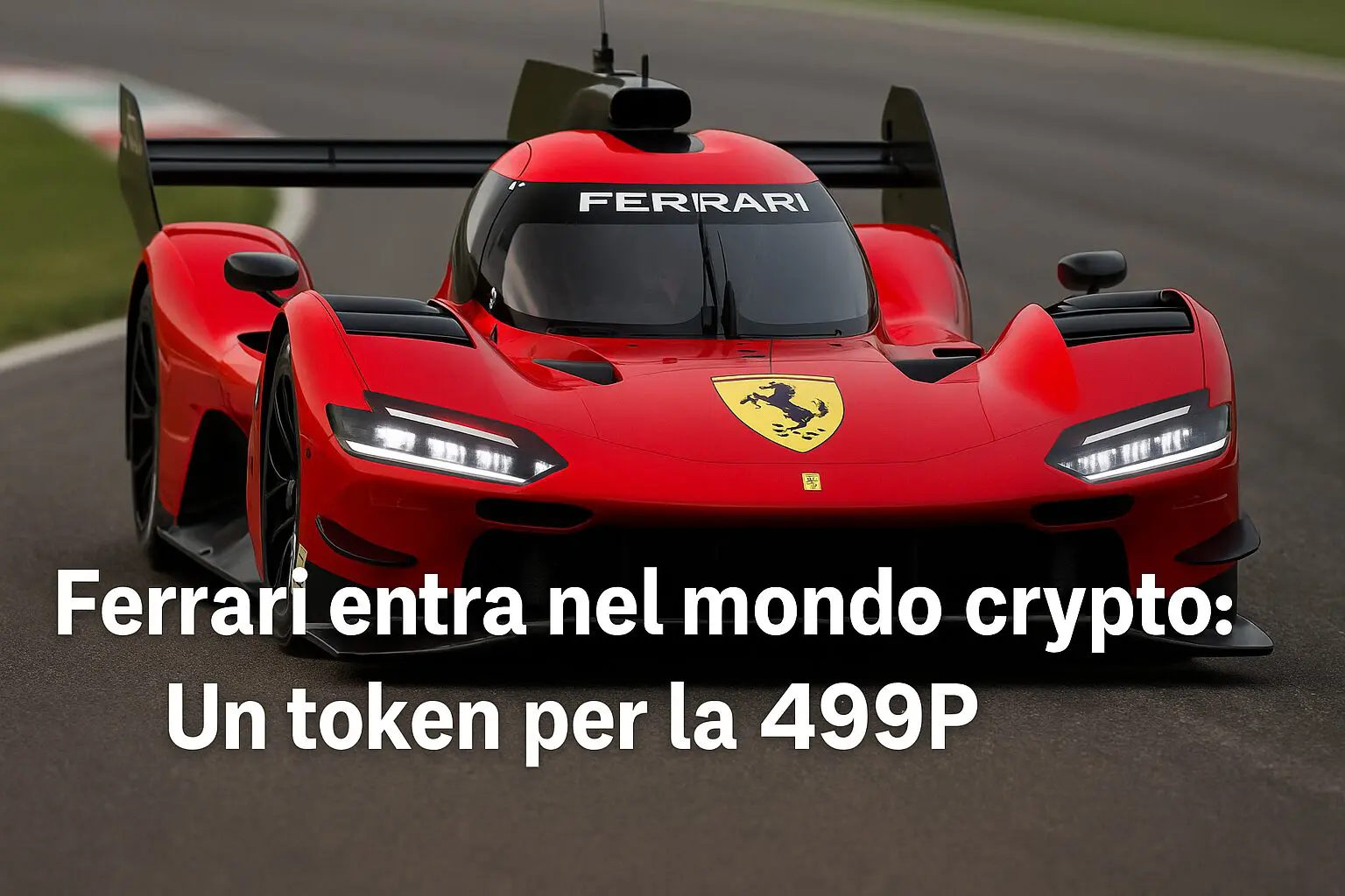 Ferrari entra nel mondo crypto: Un token per la 499P
