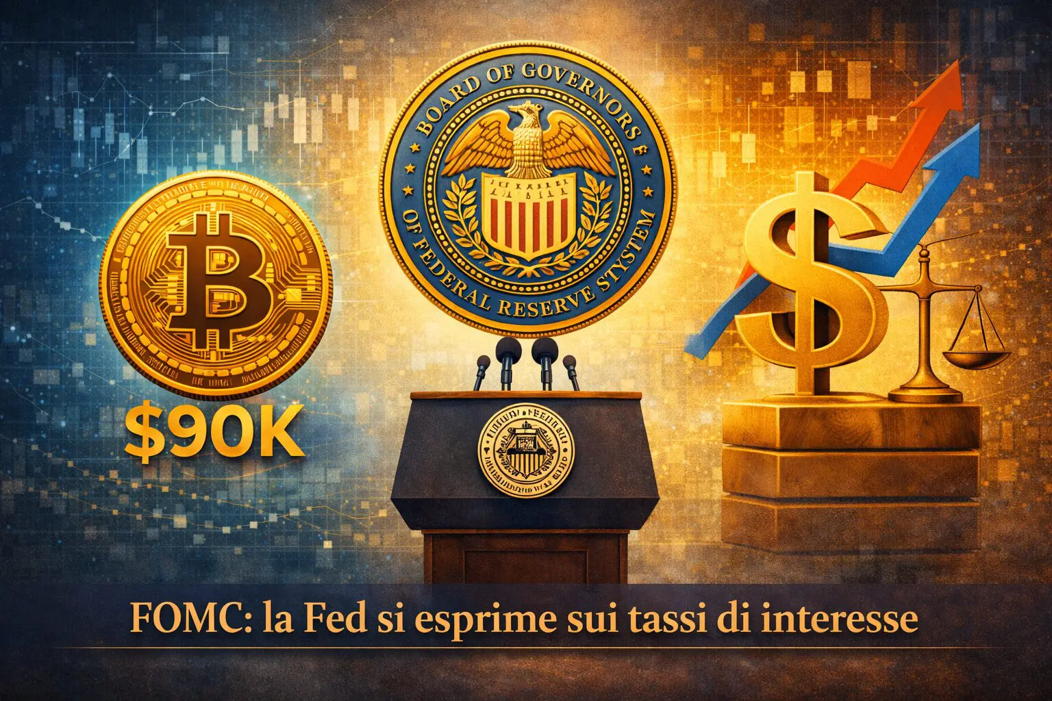 FOMC: la Fed non tocca i tassi, ma come reagirà Bitcoin?