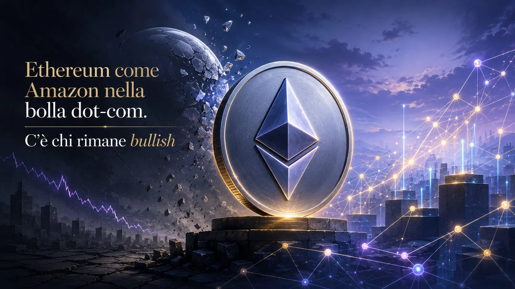 Ethereum come Amazon nella bolla dot-com. C’è chi rimane bullish