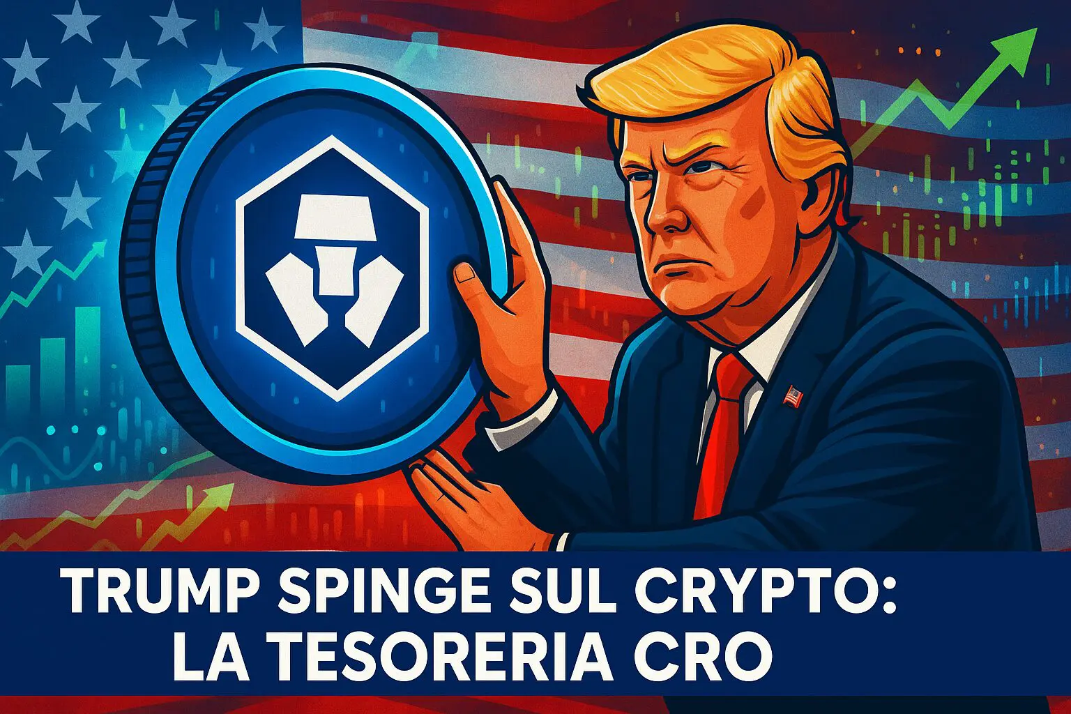 Sempre più crypto per Trump. Al mercato (per ora) piace 