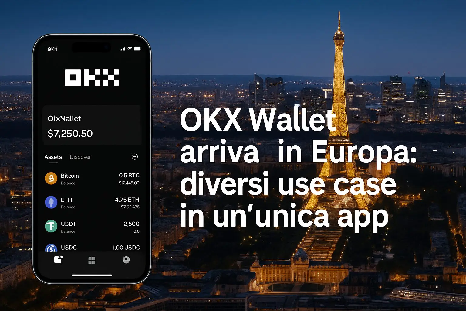 OKX Wallet arriva in Europa: diversi use case in un'unica app