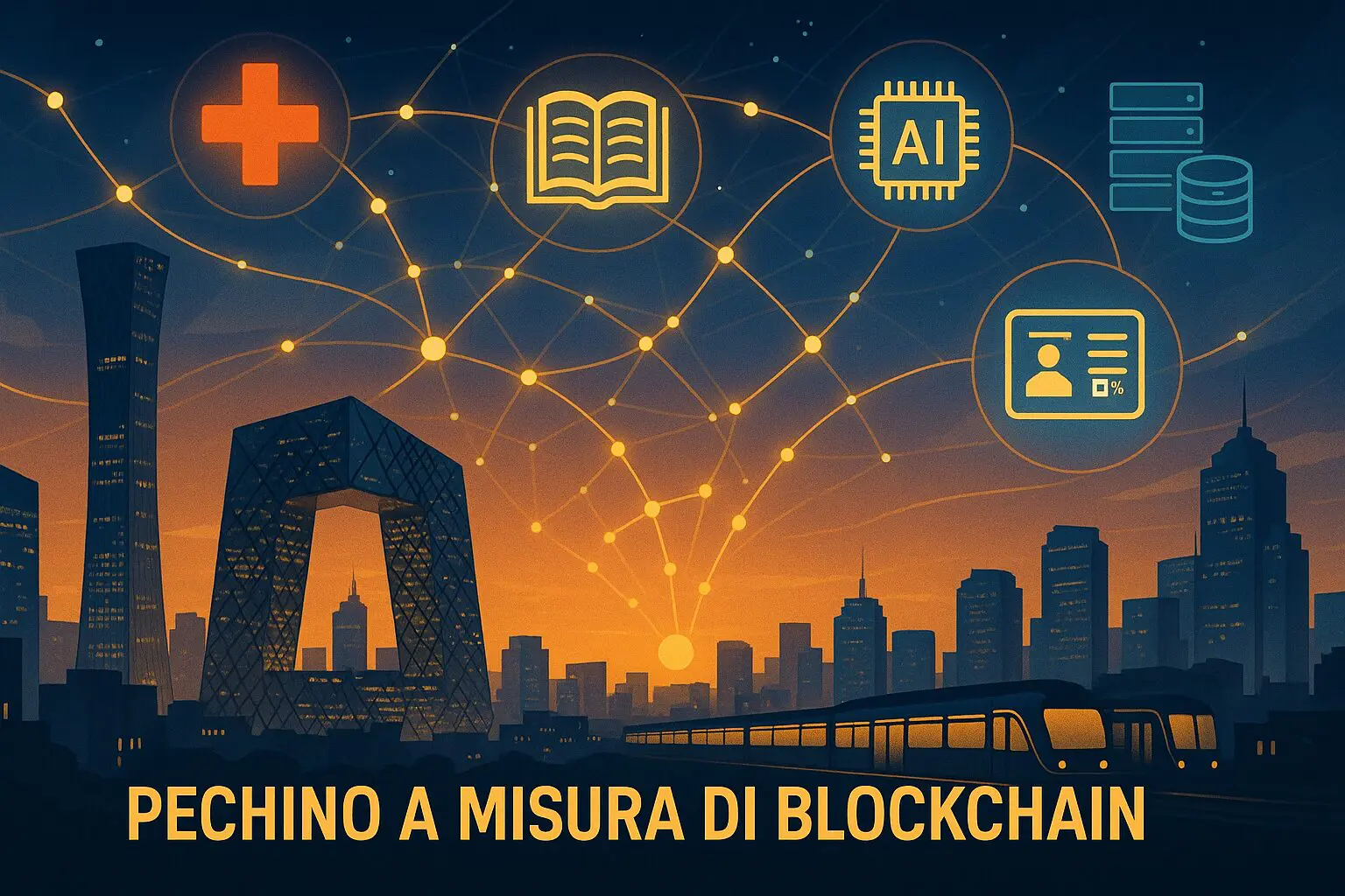 La Cina annuncia un piano “biennale” blockchain per Pechino 