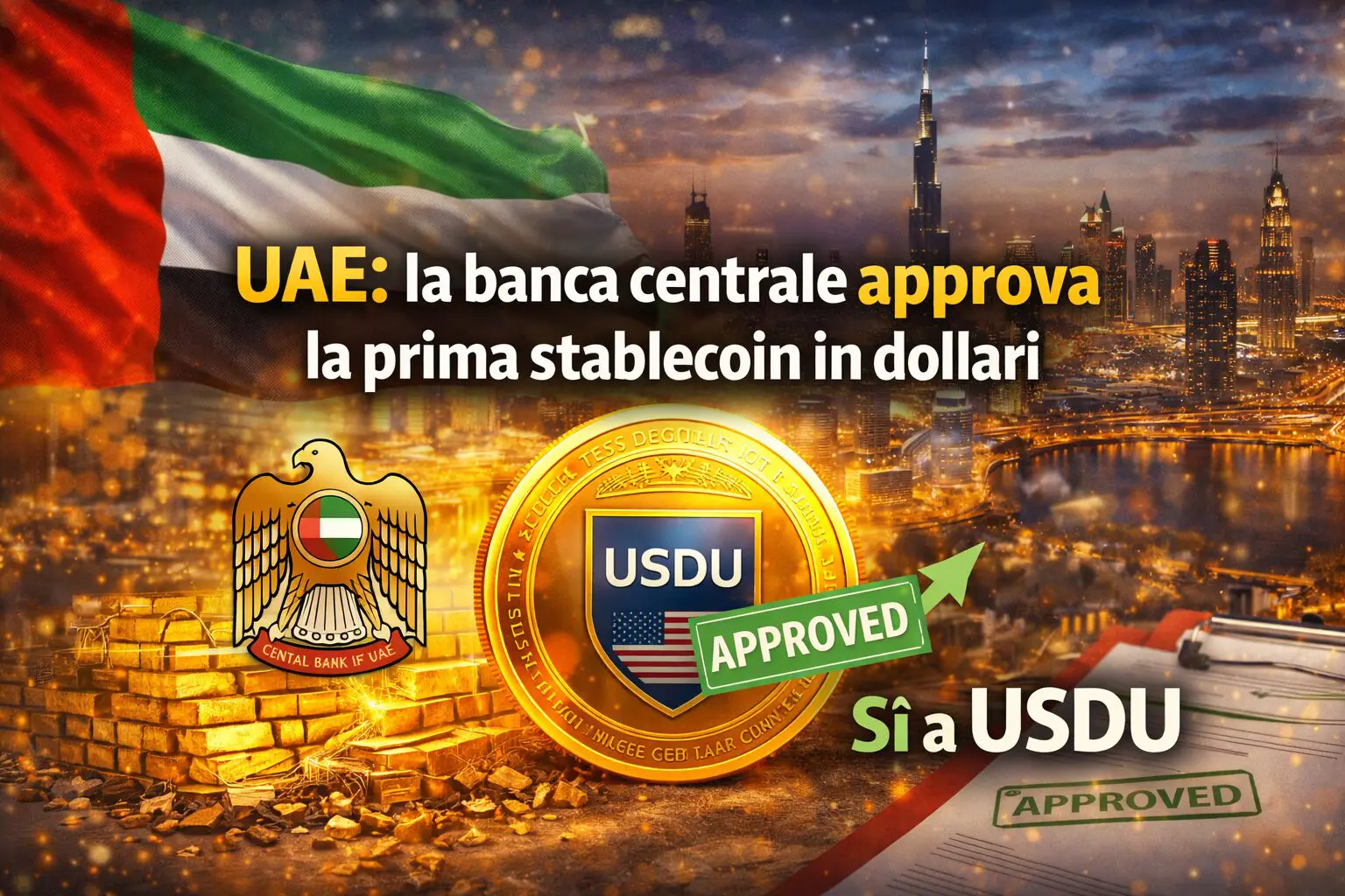 UAE: la banca centrale approva la prima stablecoin in dollari