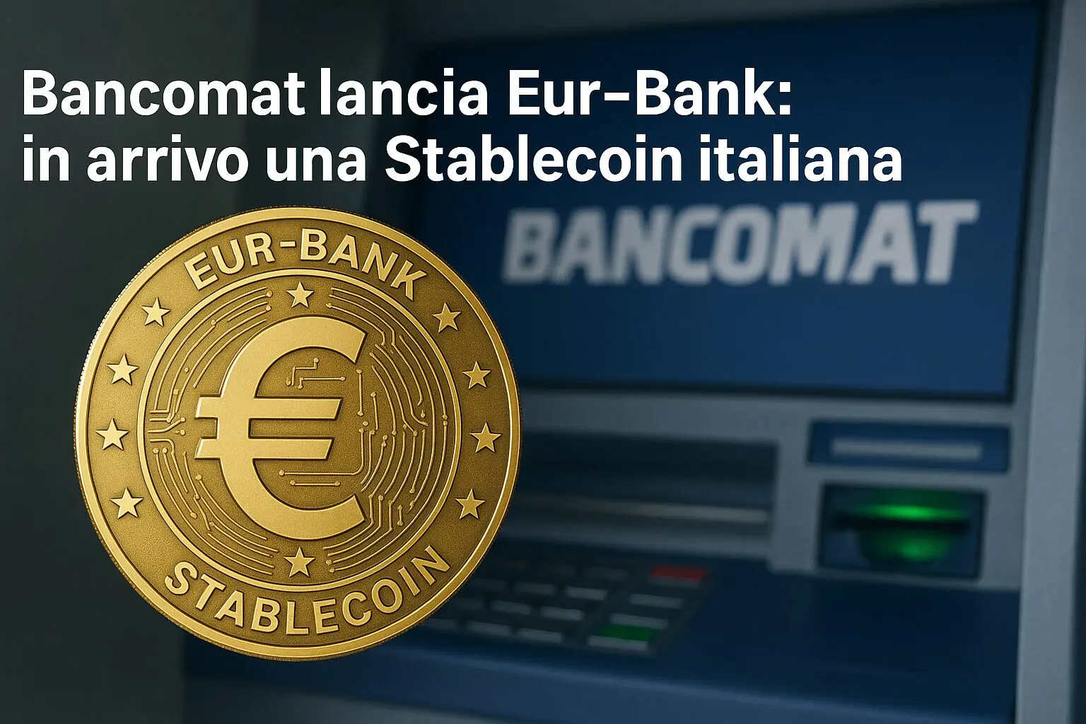 Bancomat lancia Eur-Bank: in arrivo una Stablecoin italiana