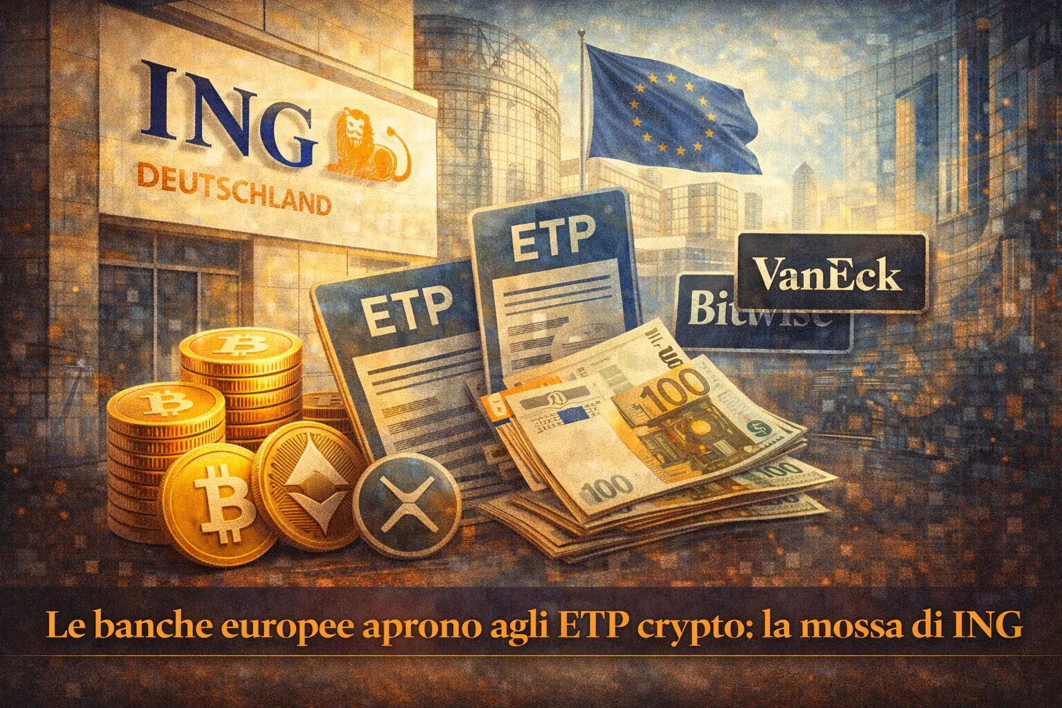 Le banche europee rilanciano sugli ETP crypto: la mossa di ING