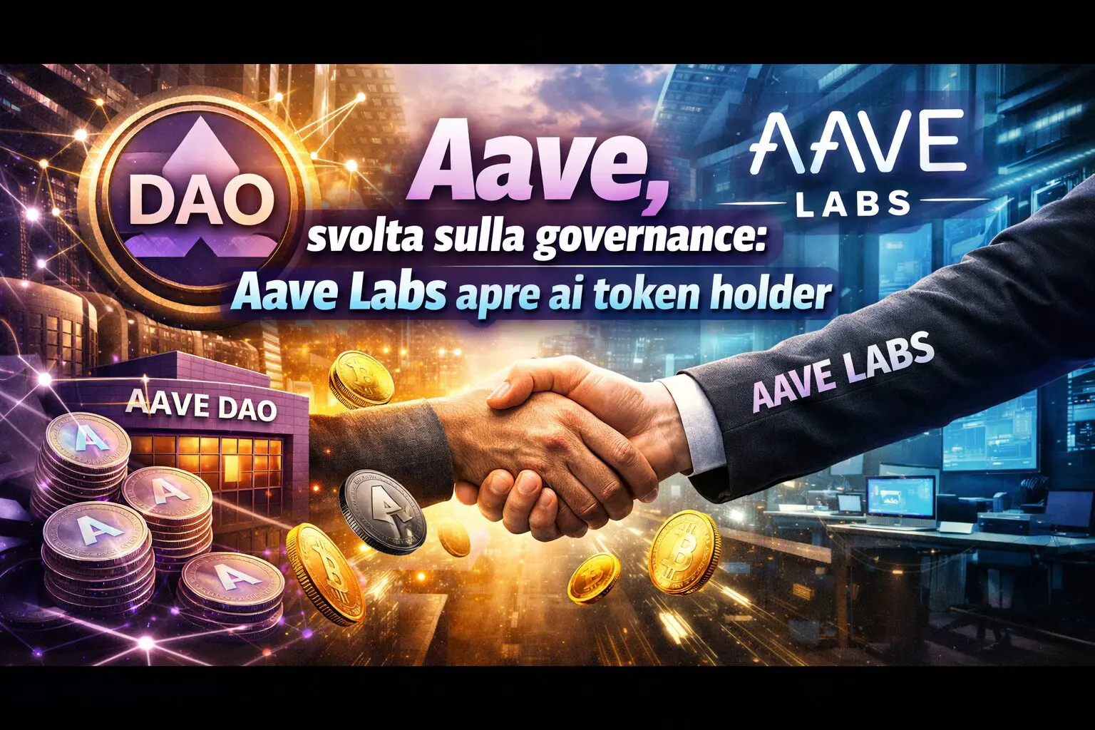 Aave, svolta sulla governance: Aave Labs apre ai token holder