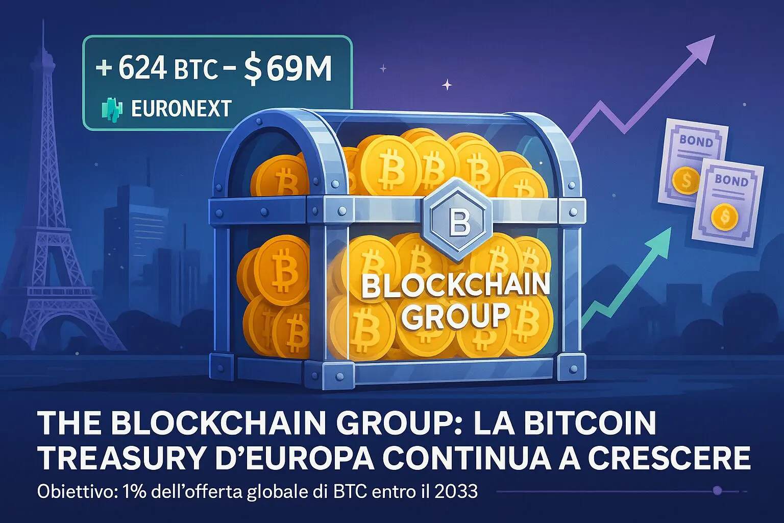 The Blockchain Group: la Bitcoin Treasury d’Europa cresce ancora