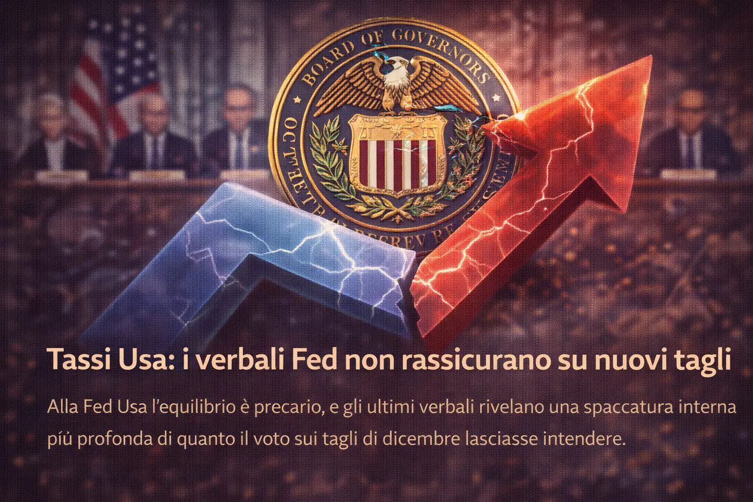 Tassi Usa: i verbali Fed non rassicurano su nuovi tagli