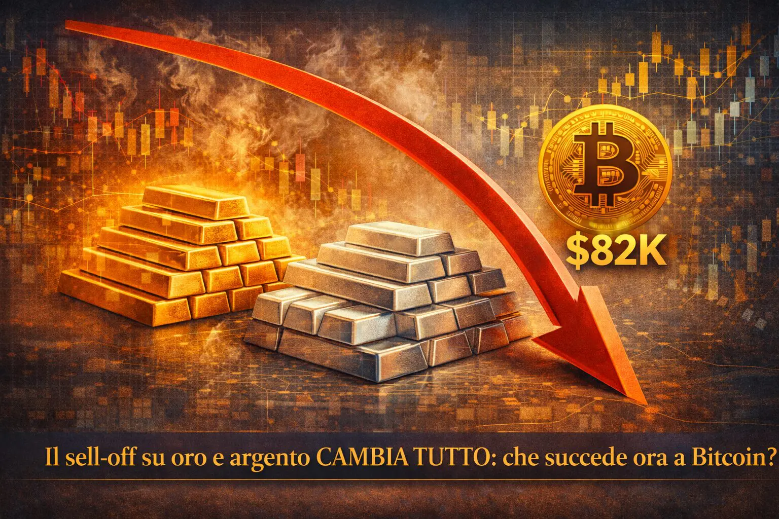 Il sell-off su oro e argento CAMBIA TUTTO: che succede ora a Bitcoin?