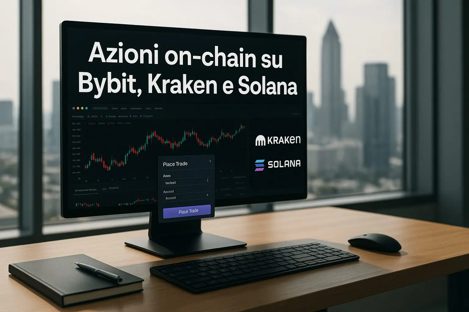 Azioni on-chain su Bybit, Kraken e Solana