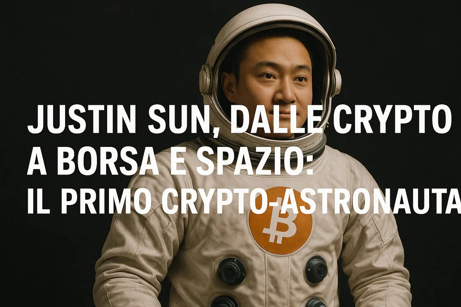 Justin Sun, dalle crypto a borsa e spazio: Il primo crypto-astronauta