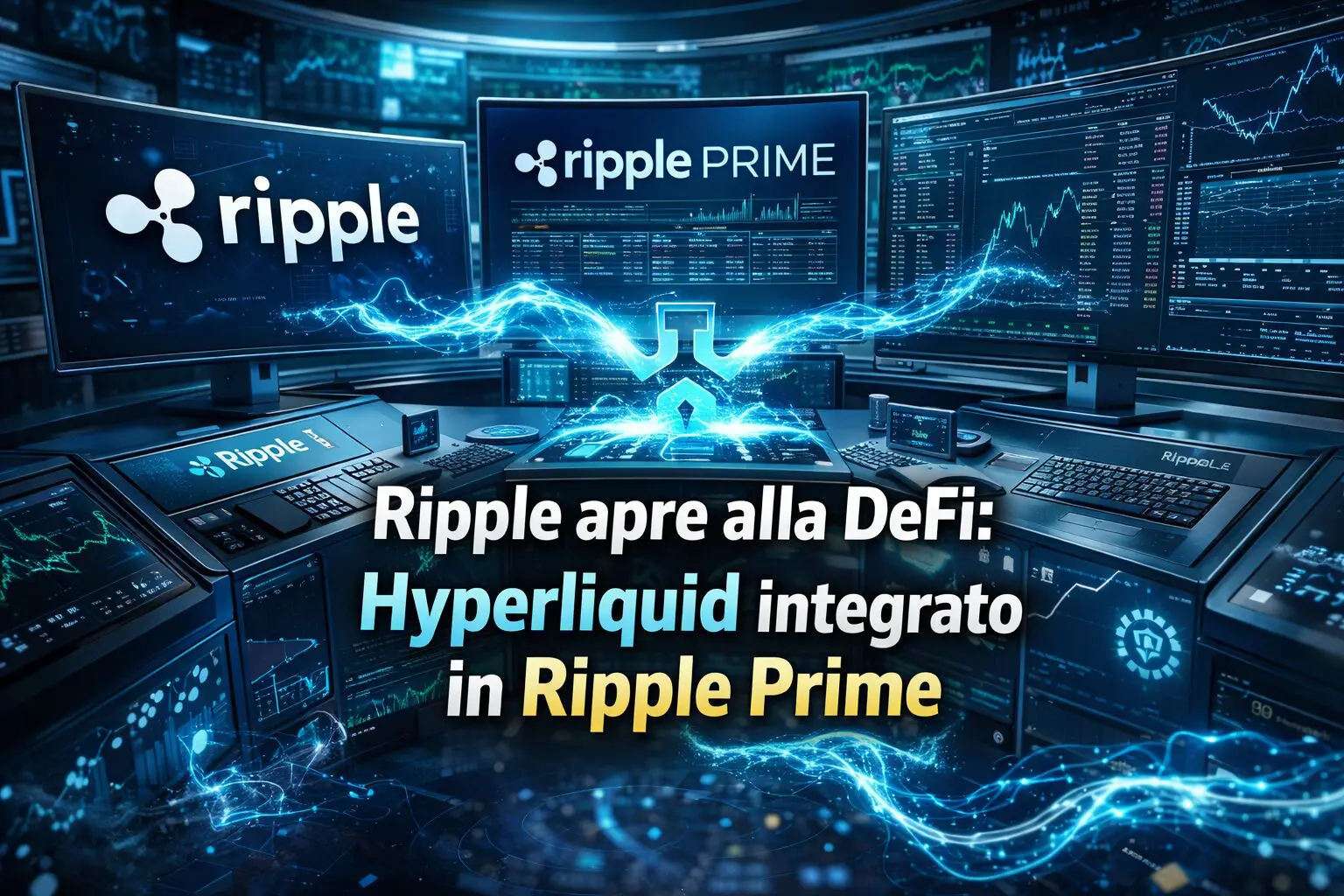 Ripple apre alla DeFi: Hyperliquid integrato in Ripple Prime