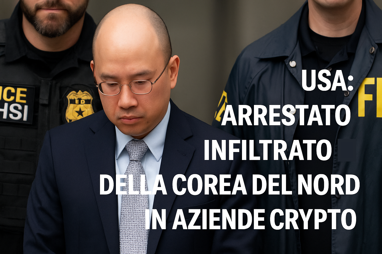 Usa: arrestato infiltrato della Corea del Nord in aziende crypto 