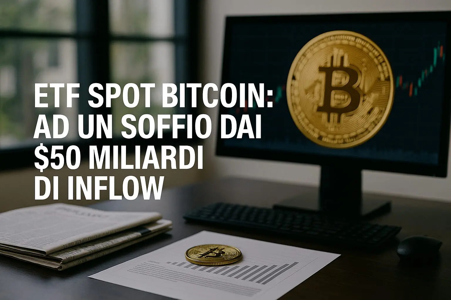 ETF spot Bitcoin: Ad un soffio dai $50 miliardi di inflow