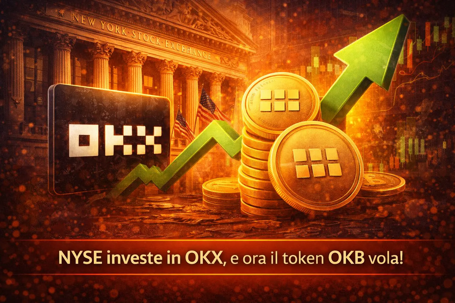 NYSE investe in OKX, e ora il token OKB vola!