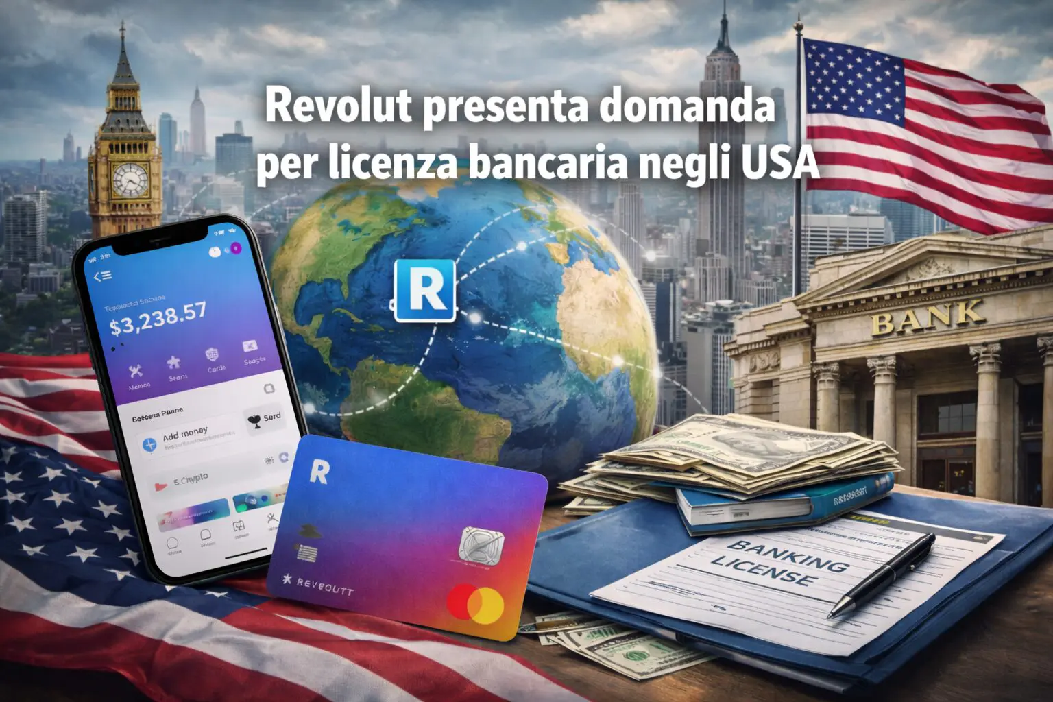 Revolut presenta domanda per licenza bancaria negli USA
