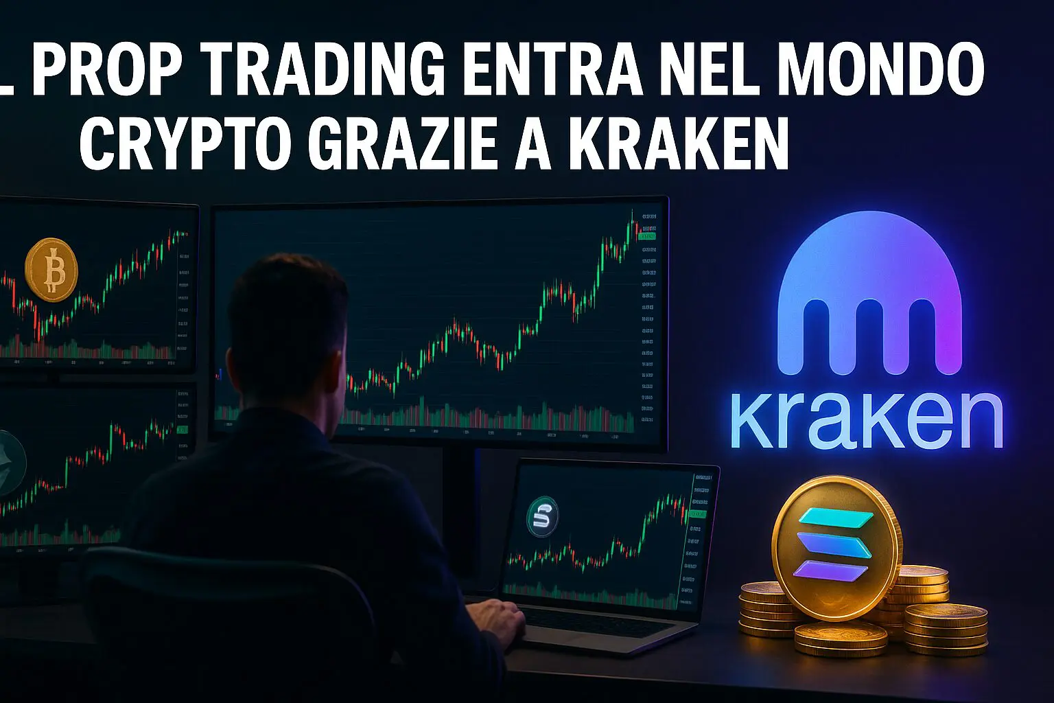 Il Prop Trading entra nel mondo crypto grazie a Kraken