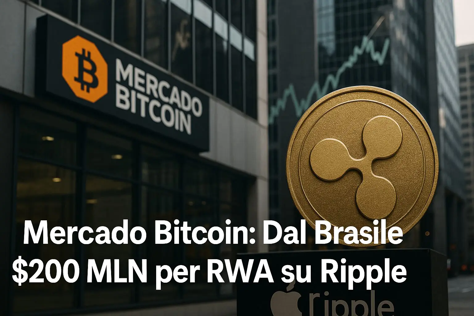 Mercado Bitcoin: Dal Brasile $200 MLN per RWA su Ripple