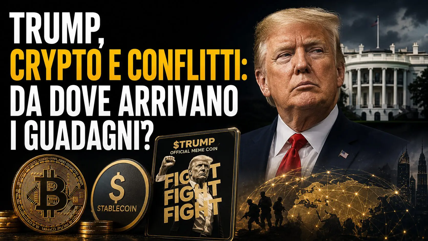 Trump, crypto e conflitti: da dove arrivano i guadagni?