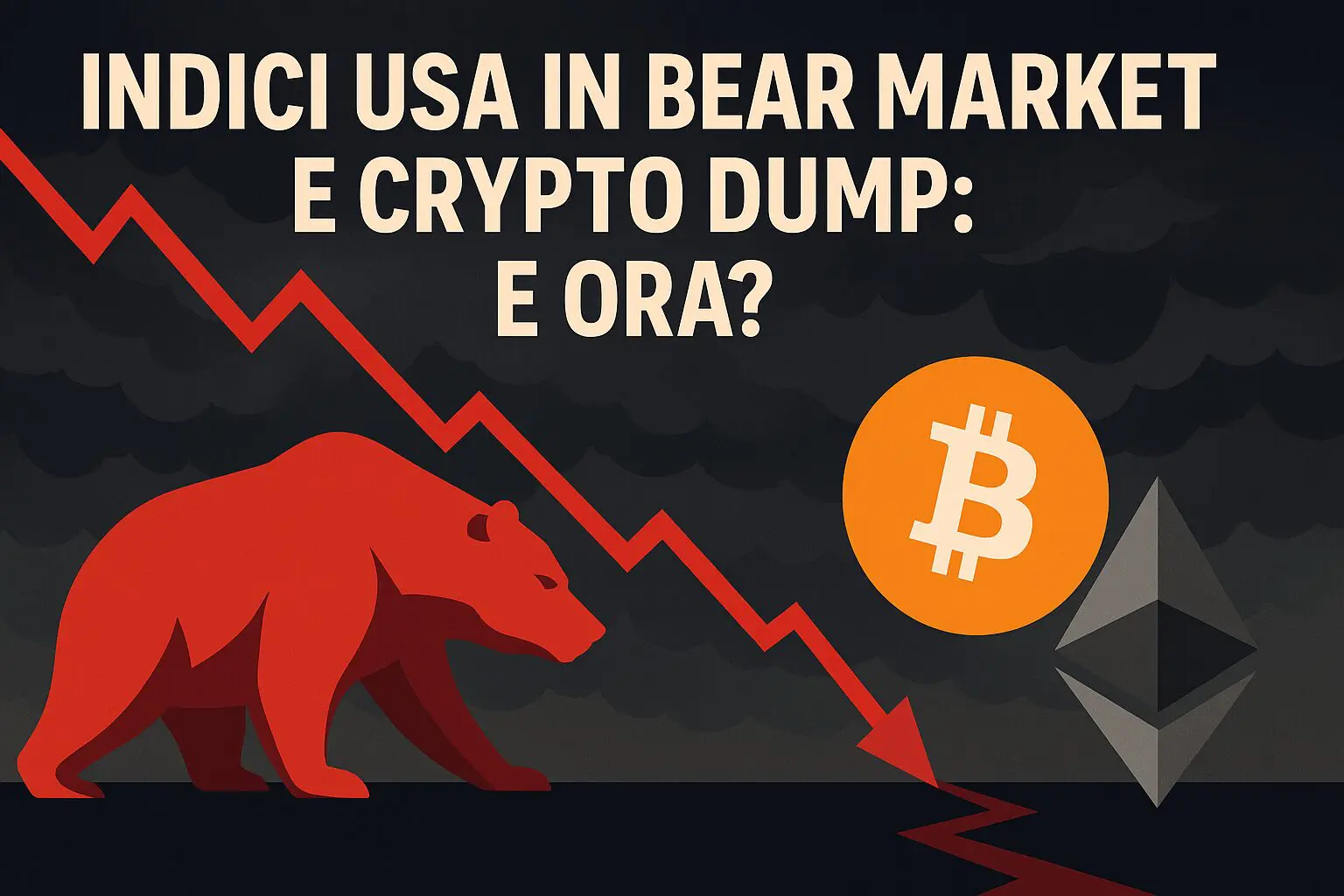 Indici USA in Bear Market e crypto dump: e ora?