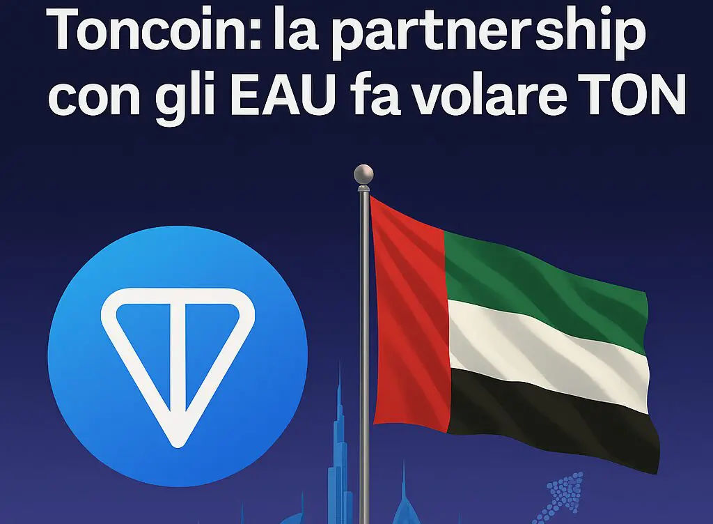 Toncoin: la partnership per il visto in EAU fa volare TON