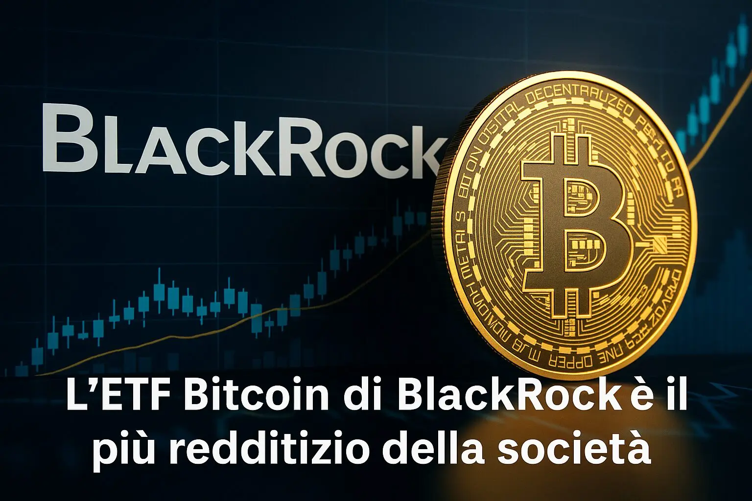 L'Etf Bitcoin di Blackrock è il più redditizio della società