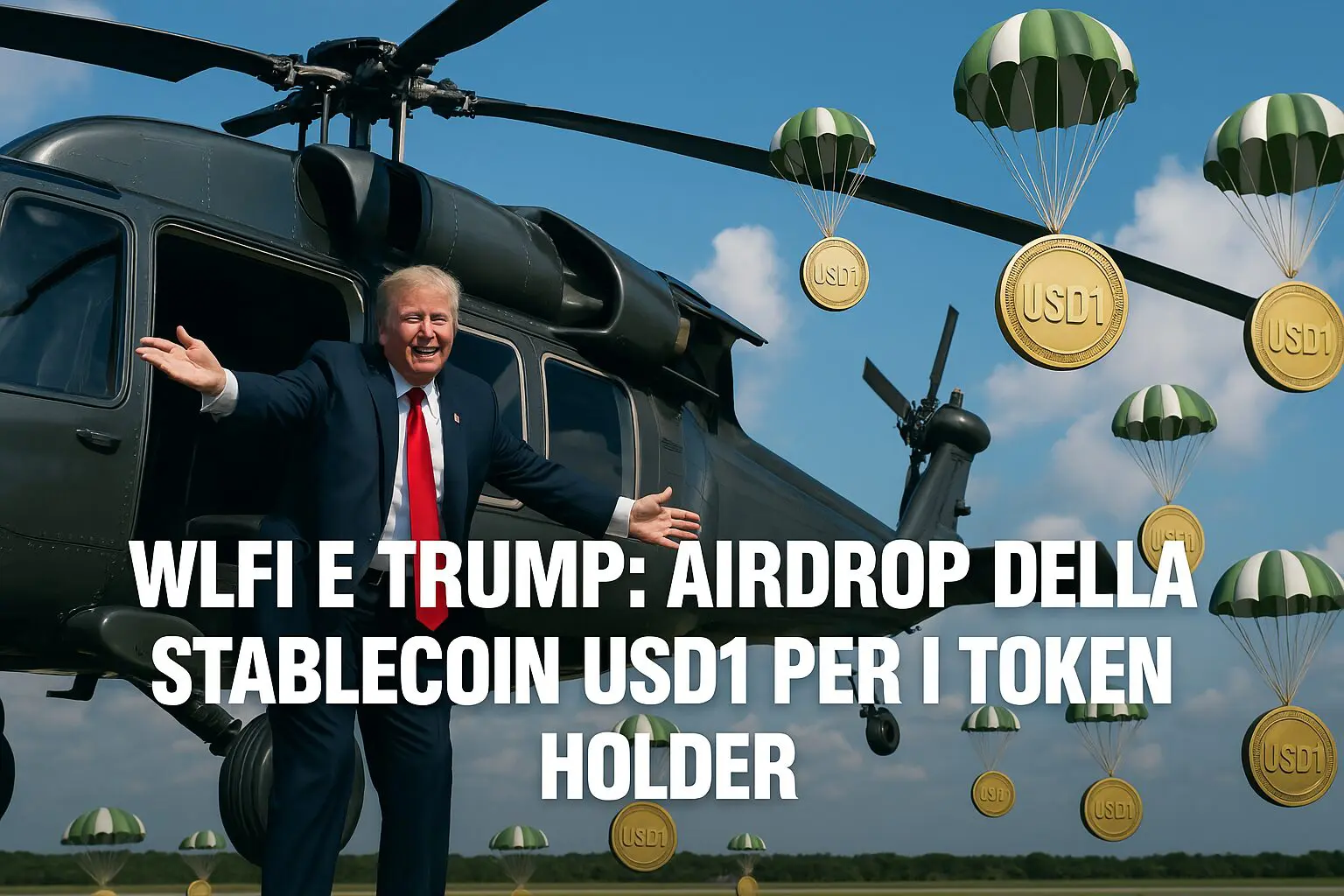 WLFI e Trump: Airdrop della Stablecoin USD1 per i token holder