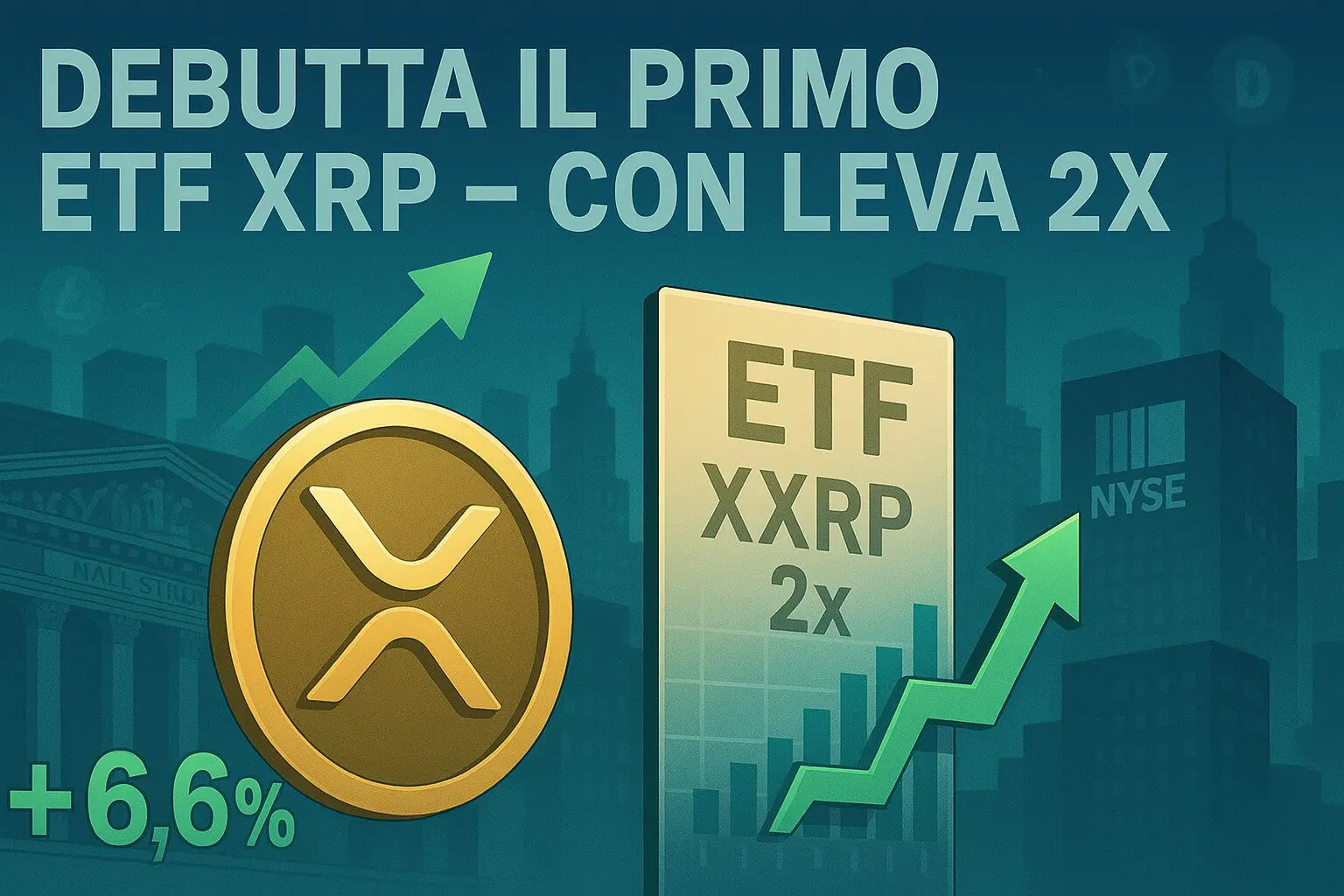 Ripple: debutta il primo ETF XRP, ed è con leva 2x