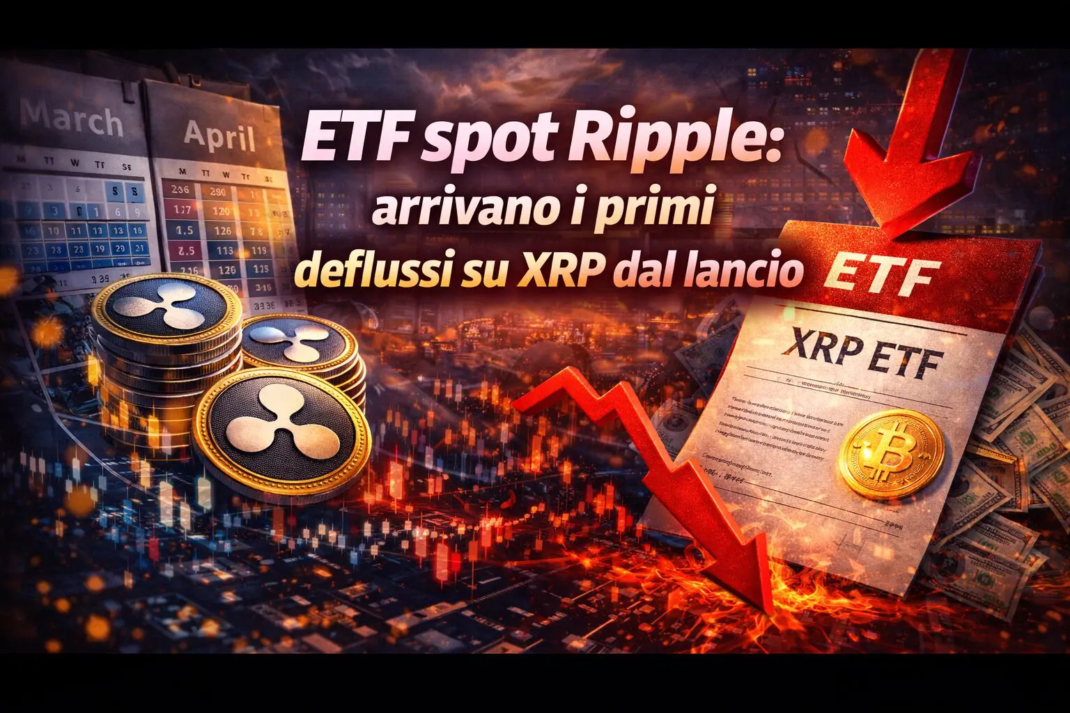 ETF spot Ripple: arrivano i primi deflussi su XRP dal lancio