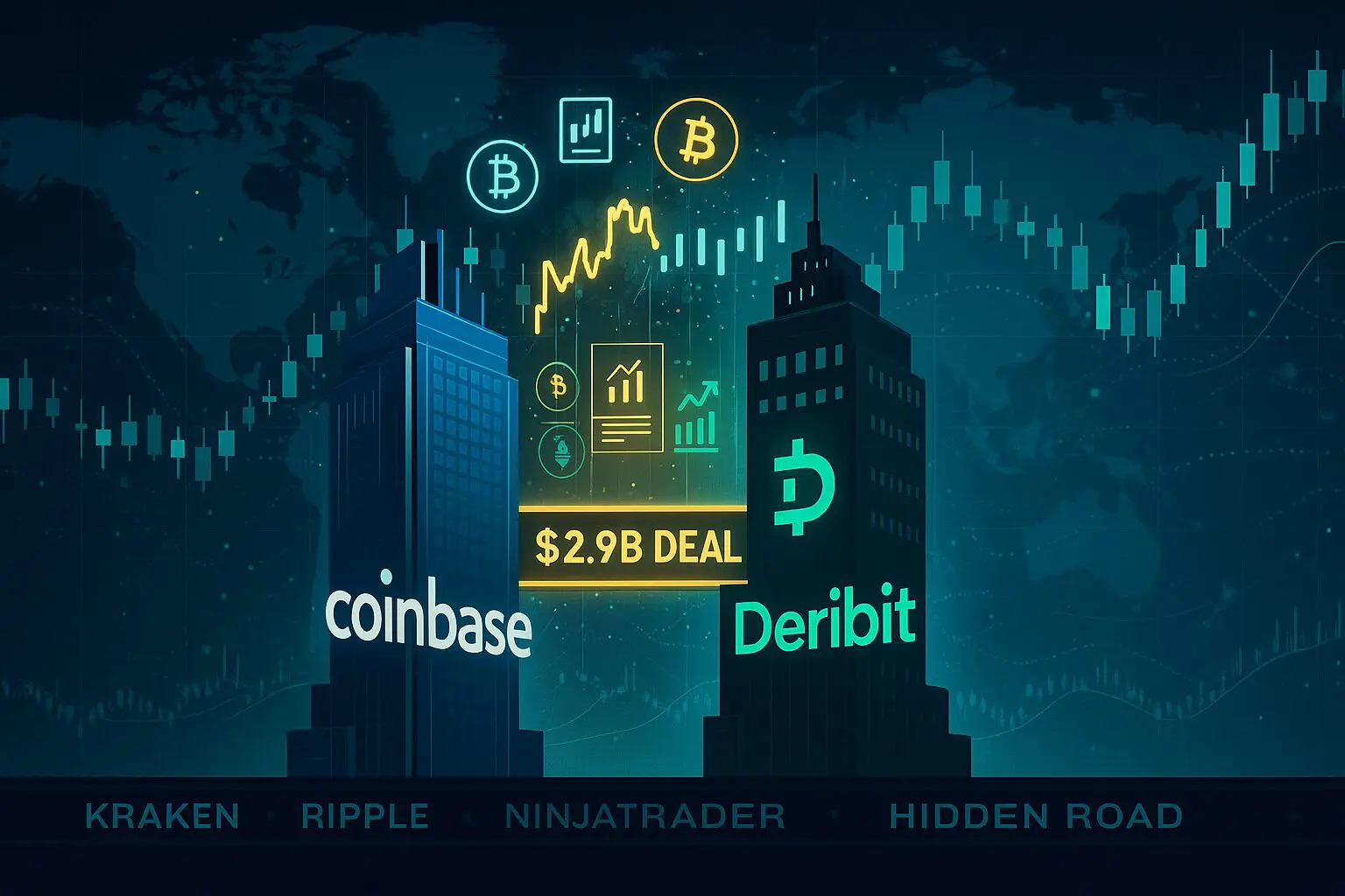 Coinbase acquisisce Deribit: per il WSJ accordo da $2,9 mld