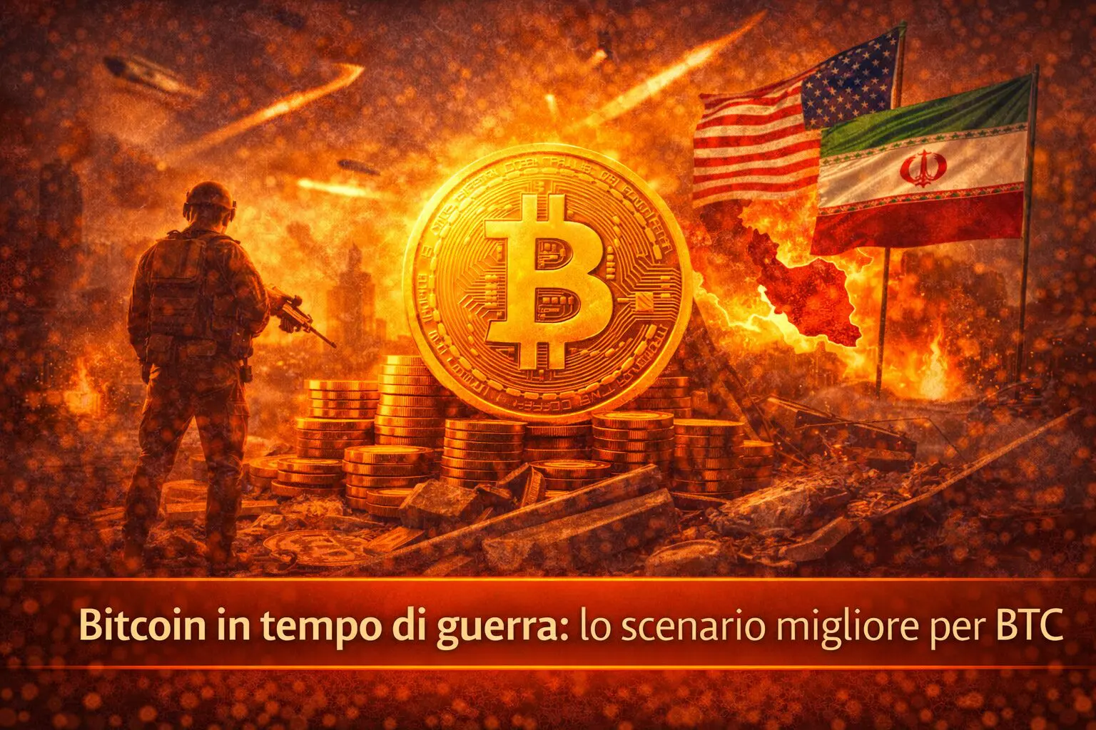 Bitcoin in tempo di guerra: lo scenario migliore per BTC