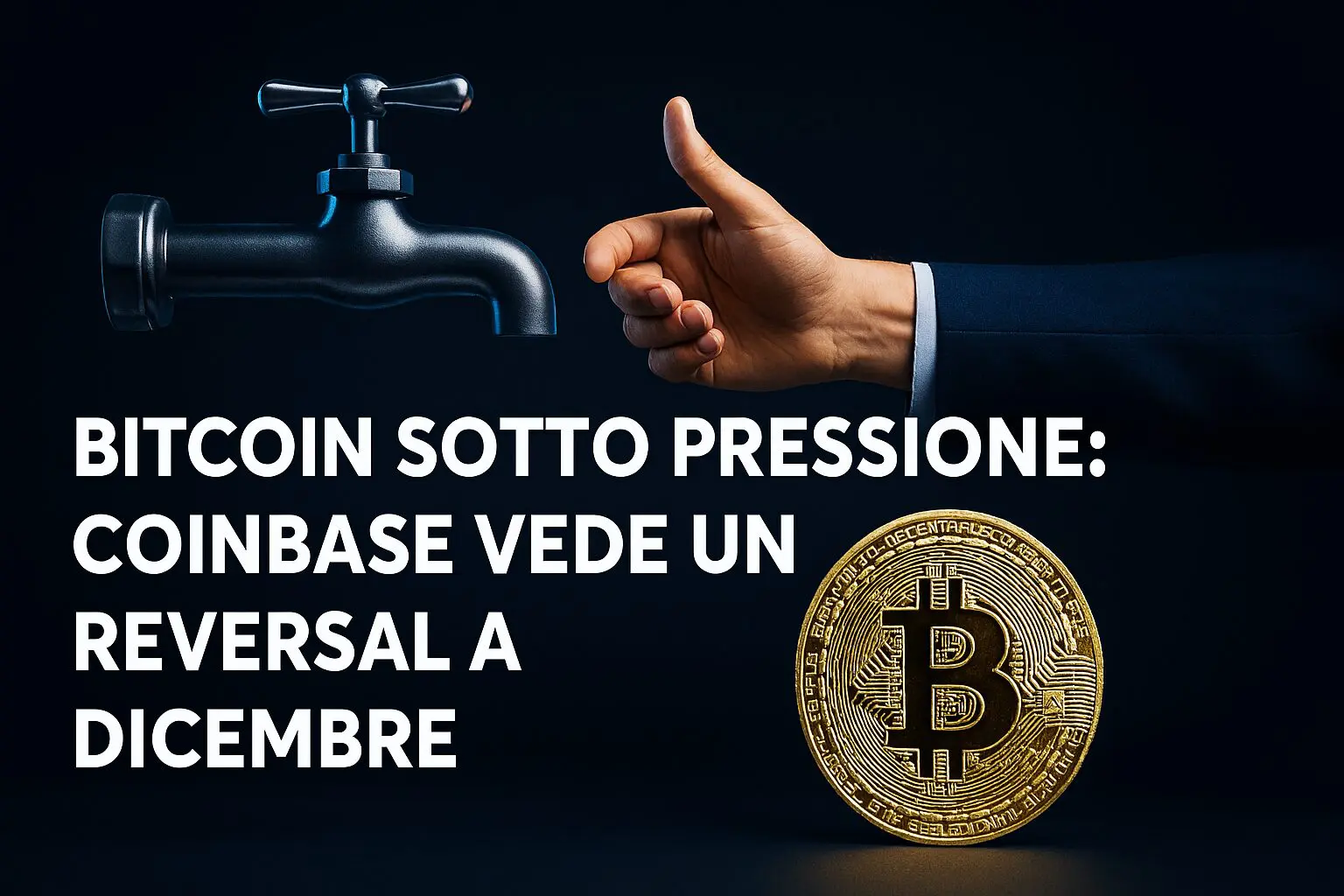 Bitcoin sotto pressione: Coinbase vede un reversal a dicembre
