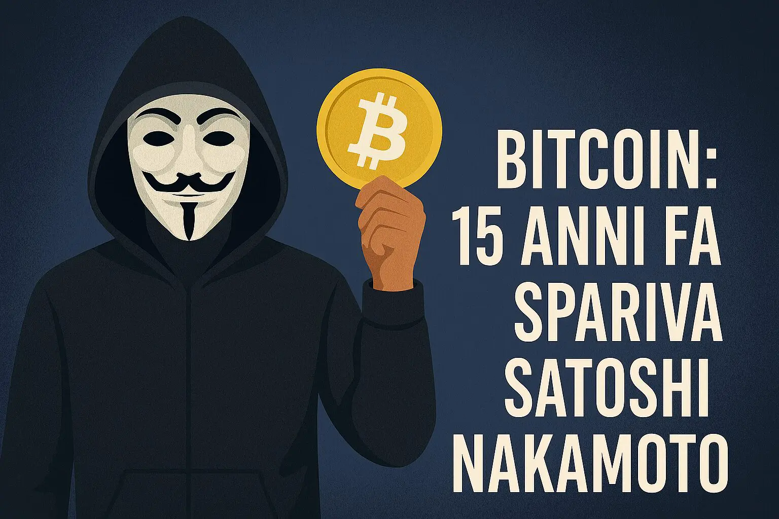 Bitcoin: 15 anni fa spariva Satoshi Nakamoto