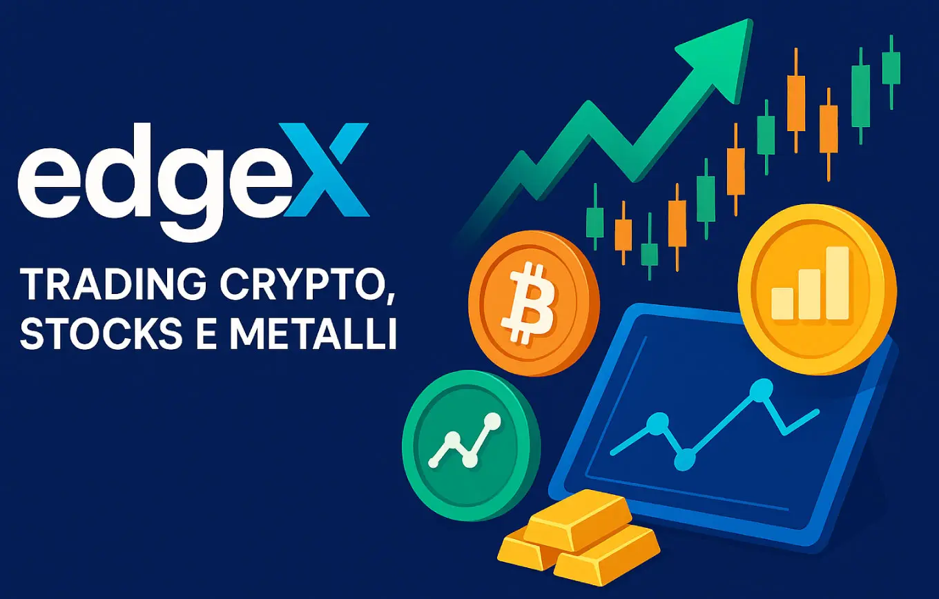 edgeX: trading crypto, stocks e commodities