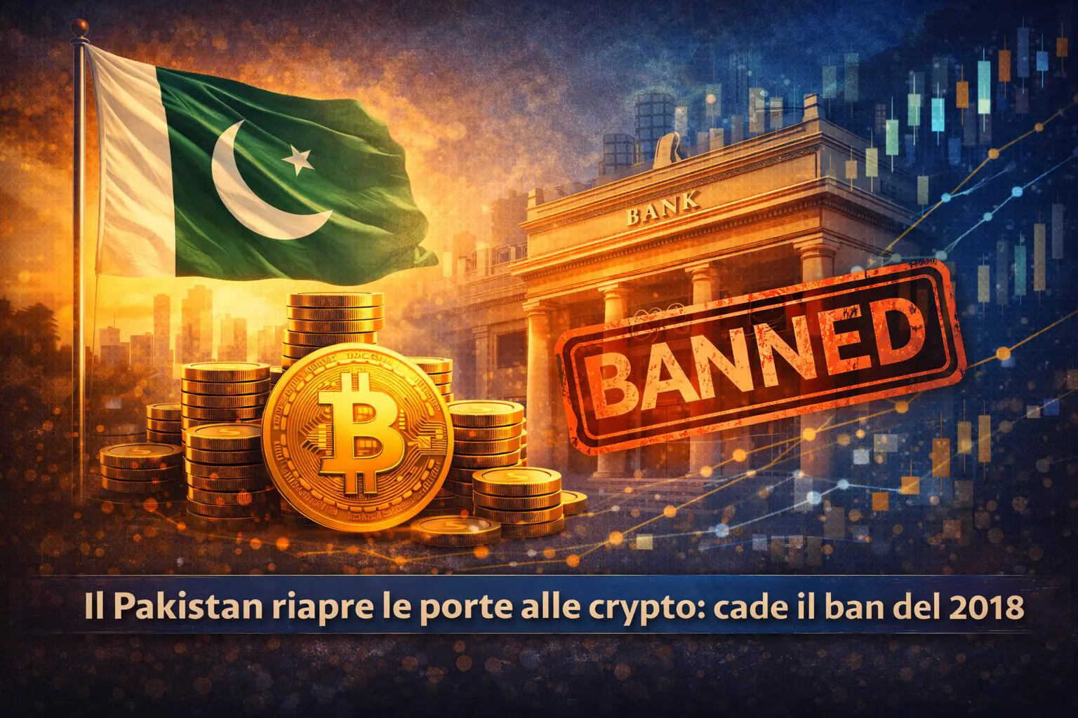 Il Pakistan riapre le porte alle crypto: cade il ban del 2018