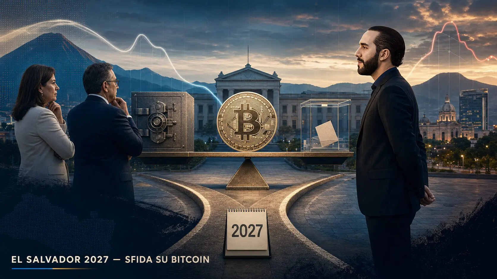 El Salvador: Bukele per il 2027 si scontra con gli anti-Bitcoin