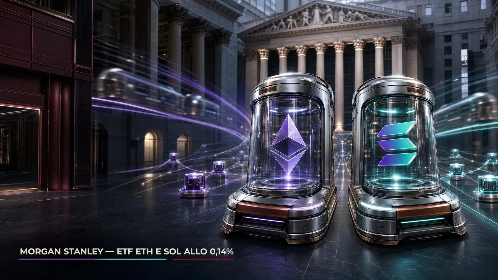 Morgan Stanley: nuovi ETF su ETH e SOL con fee da record