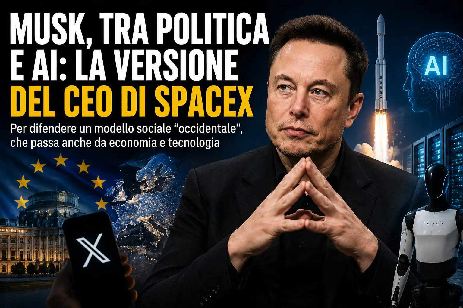 Musk, tra politica e AI: la versione del ceo di SpaceX