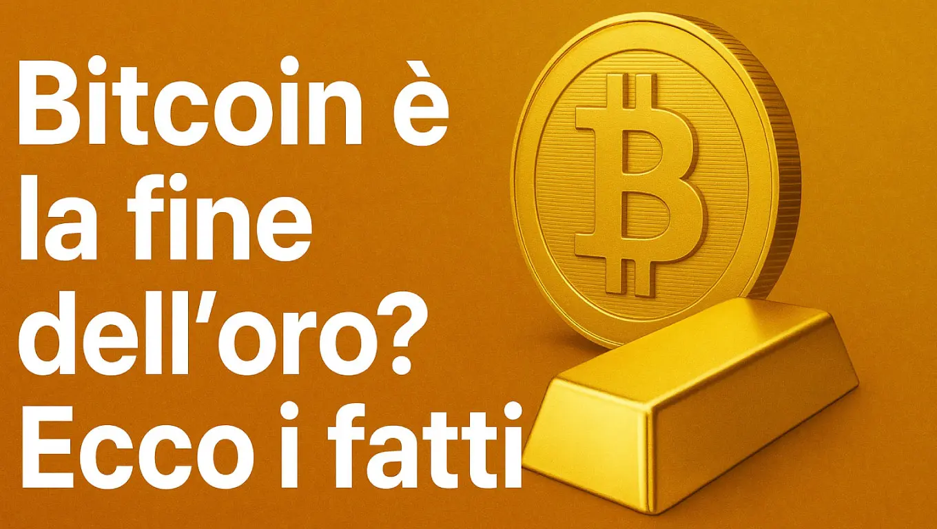 Bitcoin è la fine dell'oro? Ecco i fatti