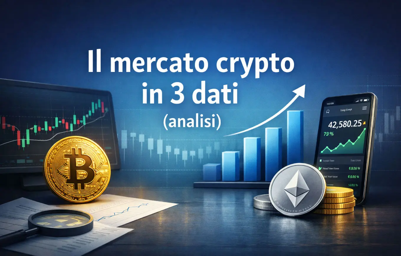 Il mercato crypto in 3 dati (analisi)