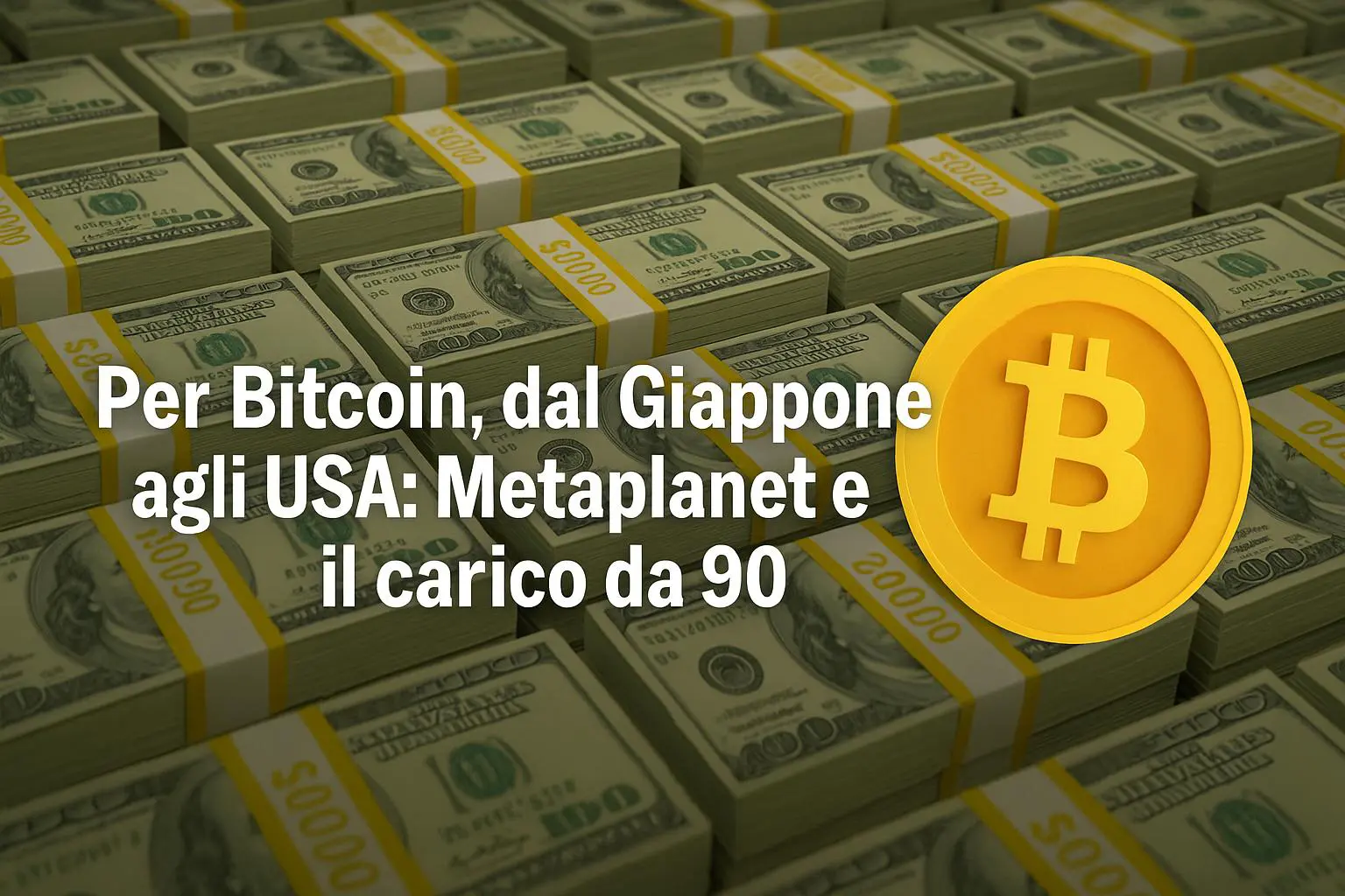 Bitcoin: Dal Giappone agli USA: Metaplanet e il carico da 250Mln