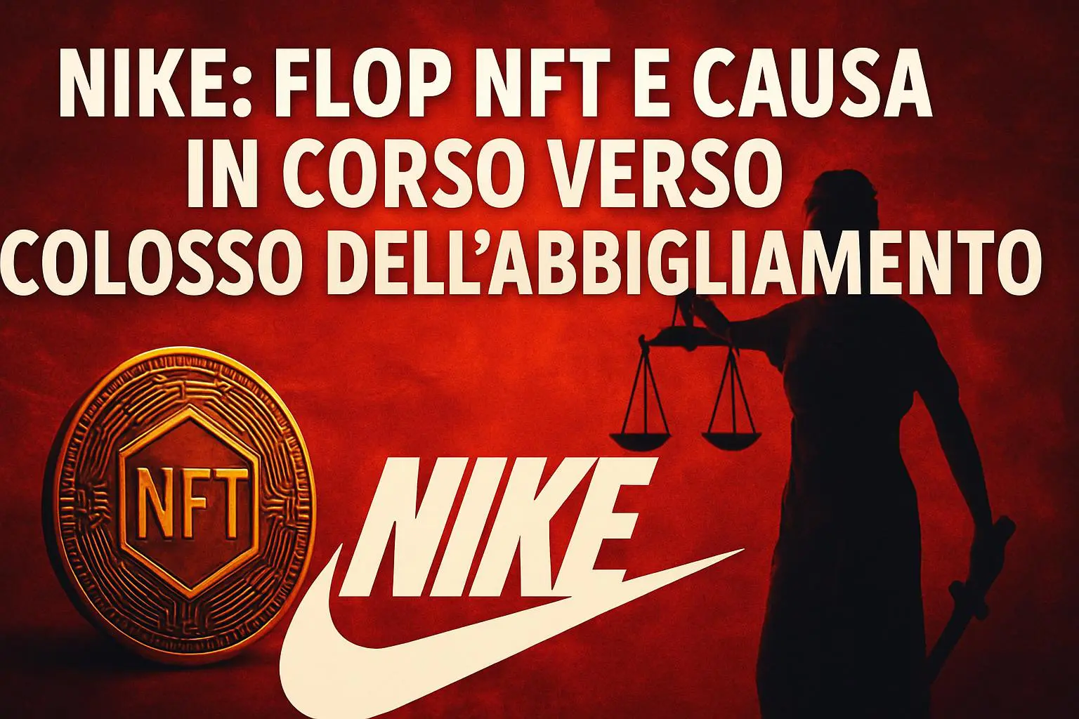 Nike: Flop NFT e causa in corso verso il colosso dell'abbigliamento