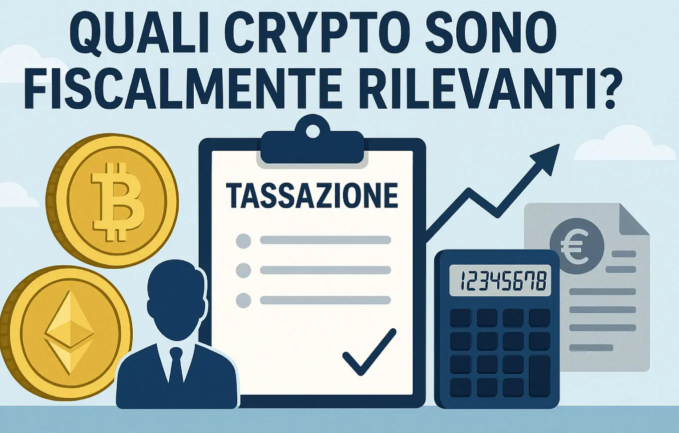 Quali crypto sono fiscalmente rilevanti nel 2026?